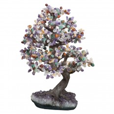 Large semi precious stone tree sculpture